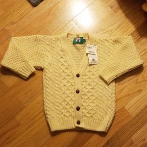 NWT Scottish wool cardigan